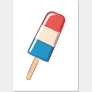 Tri-Color Popsicle Posters and Art